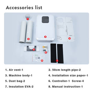 Hepa Filter HRV Fresh Air Exchange Wall Mounted Room Indoor Heat Recovery <b>Ventilation</b> System - Product Image 4