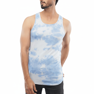 เสื้อกล้ามสำหรับไปยิมของผู้ชายเสื้อท่อนบนผ้าฝ้าย100% พิมพ์ลายไซส์ใหญ่พิเศษ - Product Image 1