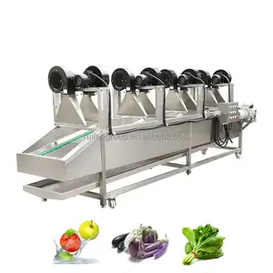 Chinese factory directly sale supply fruits flip air drying line food packaging bag cleaning air drying production