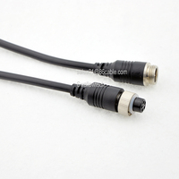 GX 12 5-Pin Stecker auf Buchse Verlängerungskabel Mini-DIN 5-Pin Wasserdichter Steckverbinder Verbindungskabel Video-Audio-Kamera-Kabel