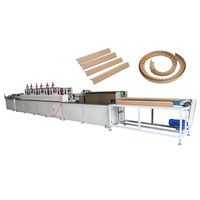 Machine de fabrication de protecteur de protection d'angle de bord de papier kraft en V entièrement automatique à grande vitesse