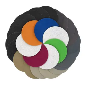 3 Inch 75mm 996A Hook and Loop Silicon Carbide Waterproof Sanding Paper Disc for Wet or Dry Polishing Sanding Wood Metal Glass