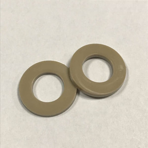 Rondelles plates en PEEK noires, résistantes aux hautes températures, aux acides et aux alcalis, <span class=keywords><strong>pour</strong></span> vis de 3/8 po, diamètre extérieur 1 po, M3M4M5M6 - Product Image 6