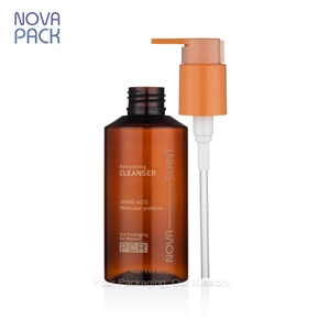 Bouteilles Pompe Ambrées en PET pour Nettoyant Visage, Huile Dépmaquillante, Lotion Corporelle, Huile Corporelle Cosmétique – 100ml, 150ml, 200ml, 300ml - Product Image 6