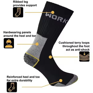 <span class=keywords><strong>Chaussettes</strong></span> <span class=keywords><strong>de</strong></span> travail pour hommes avec logo personnalisé Semelle rembourrée d'hiver <span class=keywords><strong>de</strong></span> haute qualité Bottes <span class=keywords><strong>de</strong></span> sécurité anti-ampoules en bambou à usage intensif <span class=keywords><strong>Chaussettes</strong></span> - Product Image 3