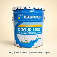 Peinture murale intérieure super facile à nettoyer, inodore, lavable, résistante aux taches, émulsion