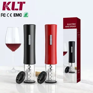 KLT Bateria multiuso abridor de vinho elétrico abridor de vinho tinto saca-rolhas automático