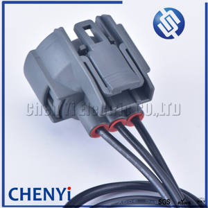 3 PIN ขั้วต่อสายไฟรถยนต์ EPS พวงมาลัยพาวเวอร์อิเล็กทรอนิกส์สำหรับพอดีกับ XR-V คริสเตอร์ในเมืองที่มีสายไฟ15ซม. - Product Image 2