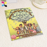 Livre éducatif pour enfants personnalisable avec lamination colorée, couverture souple, impression offset