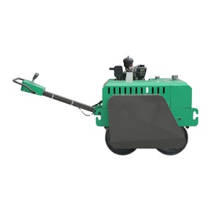 Rouleau compresseur vibrant à double tambour pour piétons, à moteur diesel/essence, à rayon de braquage court - Product Image 1
