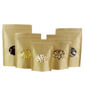 Sac en polyéthylène brun à fermeture éclair 14x19cm, vente chaude 2024, pack promotionnel - Product Image 2