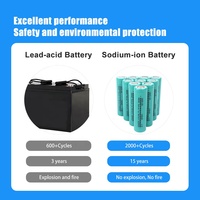 HAKADI Sodium-ion Rechargeable 18650 3V 1300mah Batteries SIB 20C High Rate Discharge Cell for Power Tool Electric Drill
