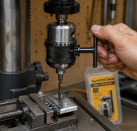 Juego de Adaptadores de Mandril de Taladro de Acero al Carbono y Aleación de Aluminio de Grado Industrial de Alta Calidad para Trabajos en Madera y Construcción SUNRISE