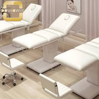 Traitements du visage et du corps Hotel Resort Lit de massage pour centre de cire de luxe Lit de spa Chaises longues d'oreiller avec berceau pour le visage Lit de spa