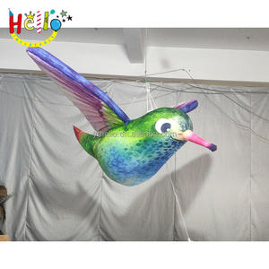 Prachtige Wereld Versieren Kleurrijke Heldere Vogel Opblaasbare Kolibrie - Product Image 3
