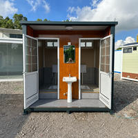 Unité de toilettes modulaire en conteneur, toilettes portables, toilettes modulaires en conteneur, toilettes portables avec douche