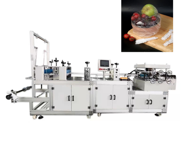 Motor-Led Machine for Non-Woven Bouffant Cap Making Plastic Caps Production
