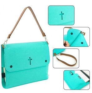 กระเป๋าโท้ทแบบพกพาสำหรับใส่หนังสือ A3ปกกระเป๋าผ้าสักหลาดผลิตในประเทศจีน - Product Image 6