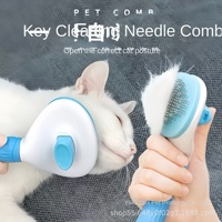 Peigne pour animaux de compagnie en matériau ABS pour chats et chiens, élimine les poils flottants, fournitures pour animaux de compagnie en Chine