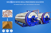 Machine de traitement des déchets animaux certifiée CE CM-1T/Batch, conforme à la norme d'inactivation EU 1069/2009 pour la récupération des ressources MBM et des graisses
