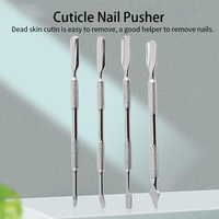 Outil de manucure pédicure durable Logo personnalisé Pousse-cuticules Pousse-cuticules pour ongles