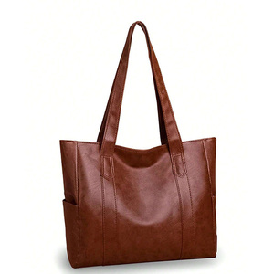 Fashion Ladies Elegante große Einkaufstaschen Shopping Handtaschen Frauen große Kapazität Schulter Achsel Trage tasche Reisetasche - Product Image 3