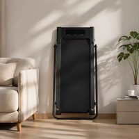 Listo para Enviar, MOQ Bajo, Caminadora 2 en 1 en Stock, Caminadora Plegable Debajo del Escritorio, Máquina para Correr Eléctrica de 10 km/h, Logotipo Personalizado