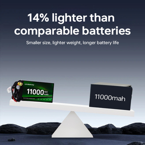Batería de Iones de Litio de Estado Sólido de Alta Densidad Energética, Precio de Fábrica, 3.95V 11000mAh 10C para Aviones RC, Drones UAV, Paquete de 10000mah-6S - Product Image 4