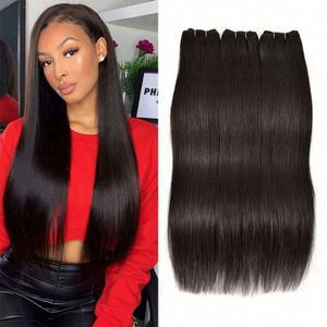 Amygirl 8-30 pouces 10A 100% cheveux vierges Remy naturels noirs, vague profonde, non traités, cheveux humains brésiliens, indiens, cambodgiens, mèches de cheveux 100g - Product Image 1