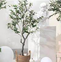 Künstlicher Olivenbaum 150cm Künstlicher Olivenbaum im Topf Kleine Pflanze für Regal Schreibtisch Eingangsbereich Deko Kein Gießen OEM Maßanfertigung