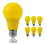 Ampoule LED Jaune Bleu A60/A19 Ampoule LED Couleur 220-240V E27 ROUGE/JAUNE/BLEU/VERT