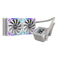 LOVINGCOOL OEM 240 Aio Ventilateur de refroidissement de processeur à eau avec écran d'affichage Refroidisseur de processeur pour PC de jeu INTEL LGA115X/1200/1700/1366/2011/2066