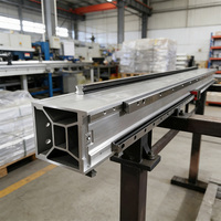 Base et poutre de machine de découpe laser, fabrication de pièces structurelles en acier et aluminium usinées CNC, cadre de pont, poutre transversale, plateau de machine, usine de fabrication