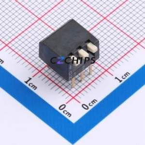 DSPV-03-LD-GET DIP Switch Through hole Component (THT) Switch Piano Key Single Pole Single Throw 3 2.54mm - Product Image 1