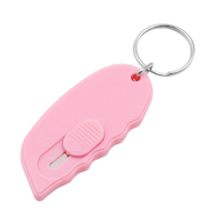 Ouvre-lettres personnalisés promotionnels ouvre-lettres en plastique pour la vente en gros boîte couteau porte-clés porte-clés
