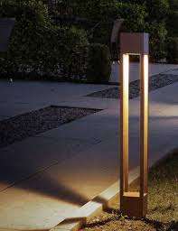 Lampadaire LED en acier Corten Art Déco, éclairage extérieur résistant aux intempéries, pilier décoratif pour jardin et patio - Product Image 6