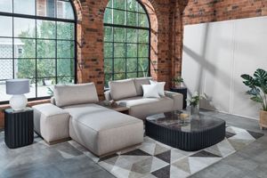 Sofá de tela moderno Ubud, muebles de interior comerciales cómodos y elegantes con configuración izquierda o derecha para áreas de comedor de hoteles - Product Image 4