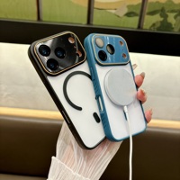 Coque de Téléphone Antichoc en Gros en TPU et PC avec Protection d'Appareil Photo et Chargement Magnétique pour iPhone 17 Pro Max 17 Air 16 Pro 15 Plus 14