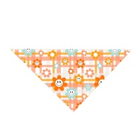 Bandana lavable et réglable pour animaux de compagnie, motifs originaux, tailles S, M, L, foulard triangulaire respirant pour chien, sublimation par transfert thermique