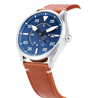 Montre mécanique automatique de luxe pour homme, en acier inoxydable, étanche, personnalisable, vente en gros d'usine