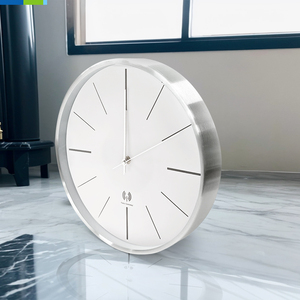<span class=keywords><strong>30Cm</strong></span> Thép Không Gỉ Kỹ Thuật Số Đồng Hồ Treo Tường Kim Loại Đồng Hồ Treo Tường RC Đồng Hồ Thạch Anh Cho Phòng Khách Kim Hiển Thị Đồng Hồ Hình Dạng - Product Image 4