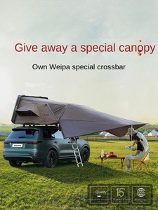 Impermeabile tetto superiore per campeggio tenda 4-5 persone Outdoor automatico costruire vendita calda può sopportare più di 360KG senza costruire tenda - Product Image 3