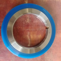 Vente directe d'usine de joints d'espacement en caoutchouc collé à l'acier. La largeur des bandes est précise.