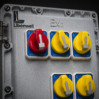 Boîtier de distribution industriel antidéflagrant 115-1N1 Ex2IP65 en alliage d'aluminium, 7 circuits, Zone 1, pour mines de charbon et usines chimiques
