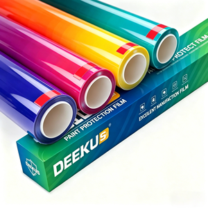 Film de protection de peinture de carrosserie automobile en TPU de haute qualité, réparation des rayures couleur <span class=keywords><strong>d</strong></span>'<span class=keywords><strong>origine</strong></span>, PPF auto-réparateur 1,52x15m/rouleau, protection UV IR - Product Image 1