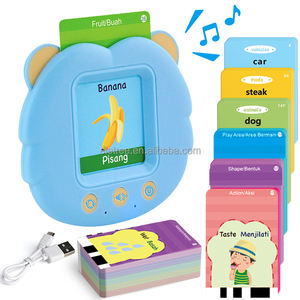 Enfants d'âge préscolaire nouvel apprentissage <span class=keywords><strong>anglais</strong></span> serbe vue mots jeux parler cartes Flash Machine éducative - Product Image 1