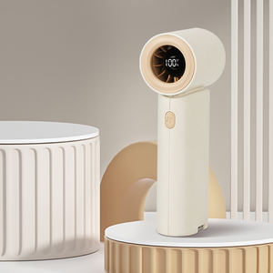 Ventilador de Mano Inalámbrico Pequeño de Bolsillo con Pantalla Digital y Gancho, Mini Ventilador Portátil Recargable, Práctico Ventilador Pequeño de Refrigeración - Product Image 4