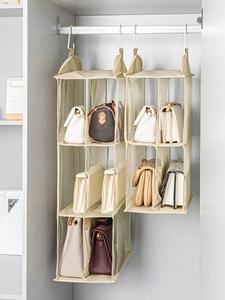 Nouvelle conception de pochette de rangement suspendue visible pour armoire, sac de rangement gain de place pour sacs à main et vêtements - Product Image 2