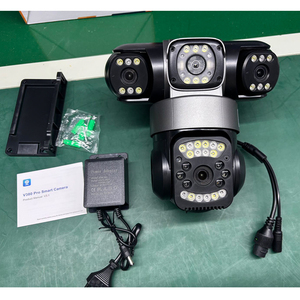 กล้องวงจรปิดอัจฉริยะ V380 <span class=keywords><strong>WiFi</strong></span> กล้องรักษาความปลอดภัยแบบ PTZ เลนส์สามตัว กล้อง <span class=keywords><strong>WiFi</strong></span> ภายนอกอาคาร กันน้ำ สำหรับบ้านและสวน - Product Image 5