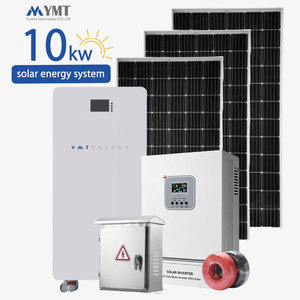 Système complet de stockage d'énergie solaire hybride empilable 10KW 15KW, kit batterie et alimentation hors réseau pour maison YM-B200, batterie LiFePO4 - Product Image 1